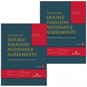 Snow White Publication's Treatise on Double Taxation Avoidance Agreements (DTAA) by S. Rajarathnam & B. V. Venkataramaiah (2 HB Volumes)